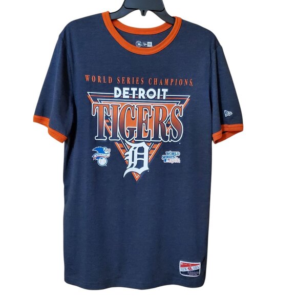 Detroit Tigers T-Shirt Commemorating 1984 World Series Champions Size Med NWOT